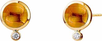 Syna Cirra Mini Studs in Citrine at Nordstrom, Size Small