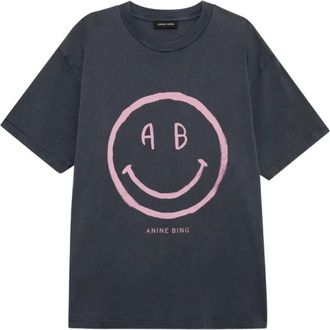 Anine Bing T-shirt Anine Bing - Dames - T-shirts - Grijs - S - Katoen - Tops