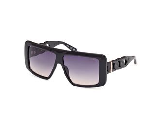 Guess Smoke Gradient Rectangular Ladies Sunglasses GU00109 01B 60
