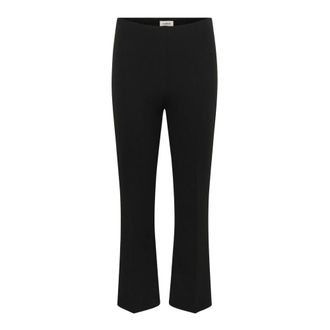 Soaked In Luxury Wijde broek - Dames - Broeken - Zwart - Maat: S