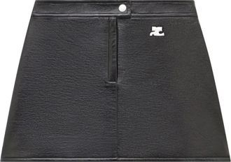Courr&egrave;ges Mujer, Faldas, Negro, Talla: XS