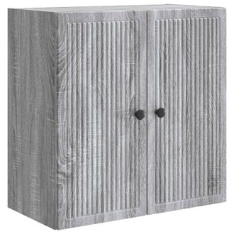 vidaXL Armario De Pared Sonoma Gris 59 X 31 X 60 Cm Vidaxl