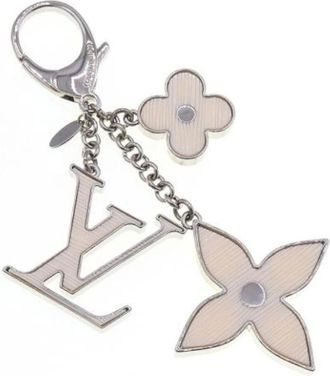 Louis Vuitton Pre-owned Accessories, female, Gray, Size: ONE SIZE Pre-owned Leather key-holders