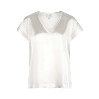 Dante6 Luiza Top - Dames - Tops - Wit - Maat: 2XL Zijde