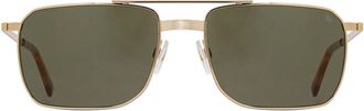 American Optical Geoffrey 3GNN Mens Sunglasses Gold Size 58