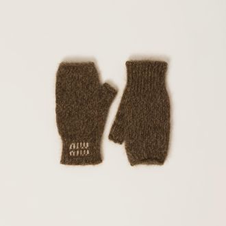 Miu Miu Wool and mohair gloves