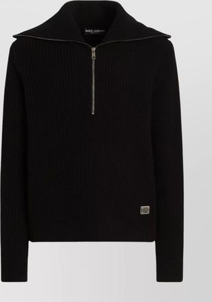 Dolce & Gabbana wool regular-fit zip-up jumper