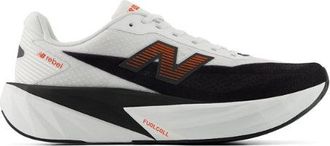New Balance Uomo FuelCell Rebel v5 in Bianco/Rosso, Sintetica, Taglia 40.5