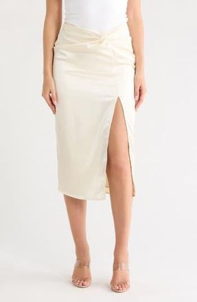 Tart Zosia Satin Skirt in Coconut Milk at Nordstrom Rack, Size X-Small