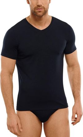 Schiesser Mens V-Neck Vest Breathable and Soft Long Life Soft