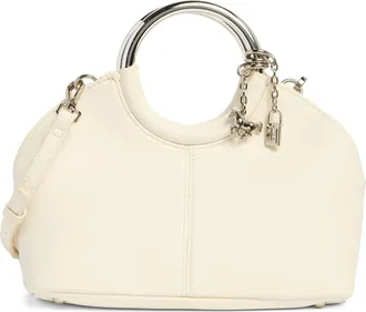 Steve Madden Gwenie Faux Leather Handbag in Ivory at Nordstrom Rack