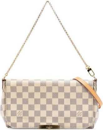 Louis Vuitton Pre-owned Shoulder Bags, female, White, Size: ONE SIZE Pre-owned The Favorite MM