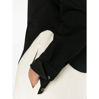 Covert Virgin Wool-Blend Shirt - Black