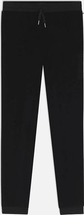 HUGO BOSS Mens VELOUR CUFFED JOGGERS - Black - Size: 33/32/32