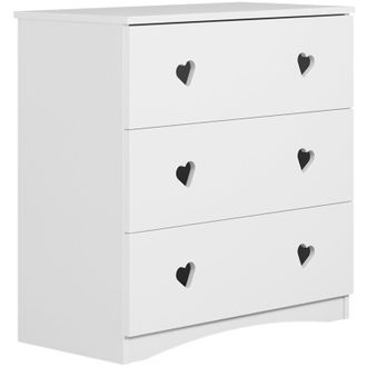 Les Tendances Les Tendances - Kocot Kids Julia - Cassettiera a 3 cassetti - Bianco