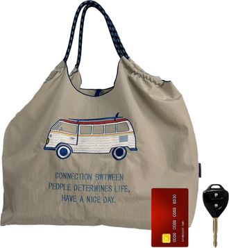 Generic Reusable Grocery Bags - Heavy Duty Machine Washable Tote - Nylon Shopping Bags - for School Grocery Store Supermarket Shop Indoor Outdoor Family Frien