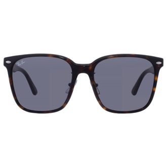 Ray-Ban Ray Ban Dark Grey Square Unisex Sunglasses RB2206D 710/87 57