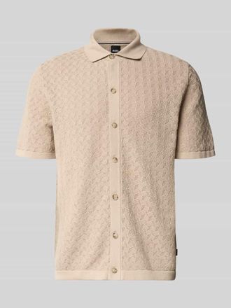HUGO BOSS Relaxed Fit Freizeithemd aus reiner Baumwolle Modell NAPPO in Beige, Gr&ouml;&szlig;e XXXL