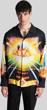 Casablanca Shirt In Black Silk