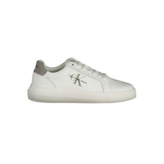 Calvin Klein Witte Leren Sneakers voor Mannen