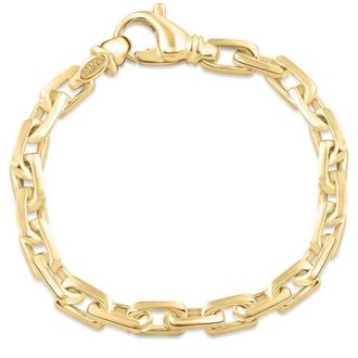 Pompeii3 Mens Link 14k Gold (51gram) or Platinum (82gram) 7.5mm Link Bracelet 8.75
