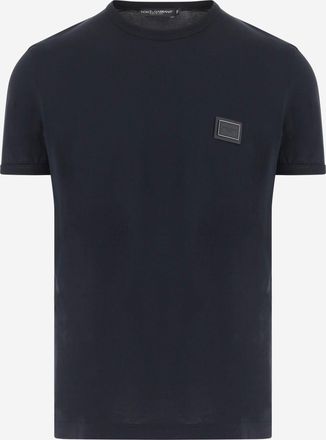 Dolce & Gabbana Camiseta De Algod&oacute;n Con Parche