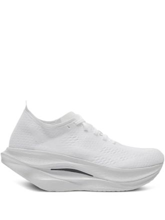 Comme Des Garçons x Mizuno Wave Rebellion Pro 3 sneakers - women - Fabric/Fabric/Rubber - 38.5 - White