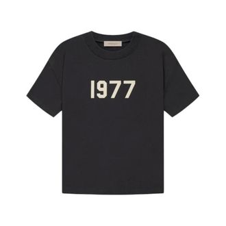 Fear of God Iconic Logo Dark Oatmeal T-shirt - male - Fear Of God - T-Shirts - Black - XS - Tops