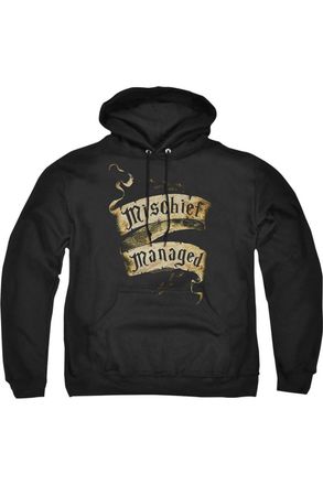 Gildan Harry Potter Mischief Managed Adult Pull Over Hoodie / Hooded Sweatshirt