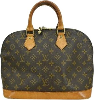 Louis Vuitton Pre-owned Handbags, female, Brown, Size: ONE SIZE Pre-owned Canvas Handbag