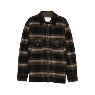 Isabel Marant Heren, Jassen, Bruin, Maat: XL Wol