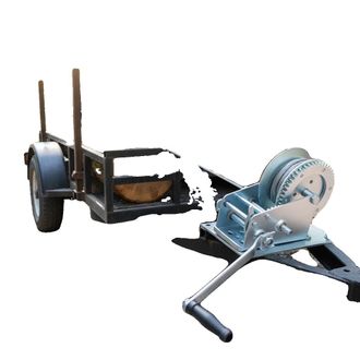 OEM Cabrestante Manual, Capacidad De Tracci&oacute;n M&aacute;xima De 3500 Lbs, Relaci&oacute;n De Engranajes 4:1 Y 8:1, Cable De Acero De 10 M, Dise&ntilde;o Compacto, Peso Neto 5,6