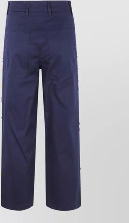 DRHOPE wide-leg knee-length shorts