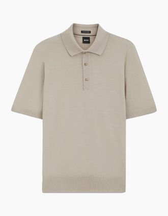 HUGO BOSS Mens H Nolano Sweater Beige - Cream - Size: 40