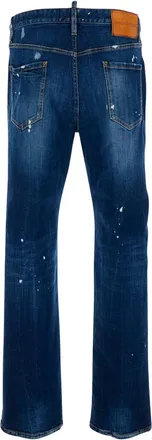 Dsquared2 Mens Jeans 643 Blue Denim Cotton