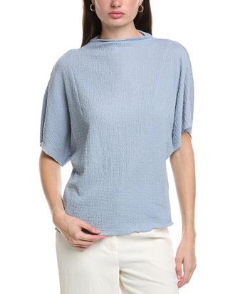 Vince Camuto Smocked Boxy Top