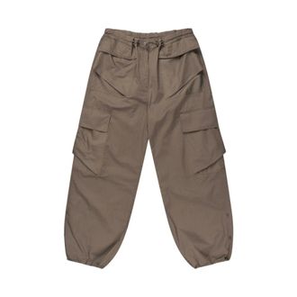Munthe Broeken, Dames, Bruin, XS, Katoen, Unform Elastische Broek