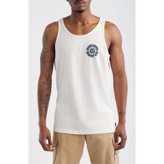 Rip Curl Pacific Rinse Cotton Graphic Tank in Bone at Nordstrom, Size Xx-Large