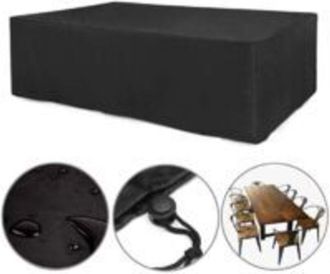 OEM Funda Para Mesa De Jardin - Poliester Oxford 210d Impermeable Y Resistente A Los Rayos Uv - Para Mobiliario Exterior - 115x115x74 Cm - 1 Unidad