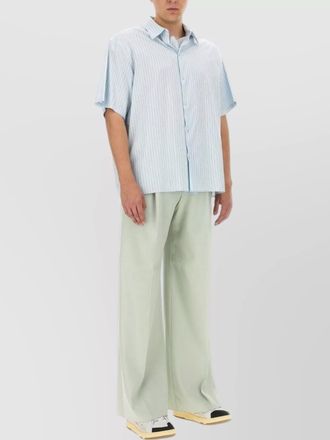 Lanvin silk blend striped shirt