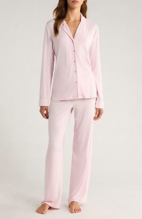 Nordstrom Moonlight Eco Knit Pajamas in Pink Cake at Nordstrom, Size X-Large