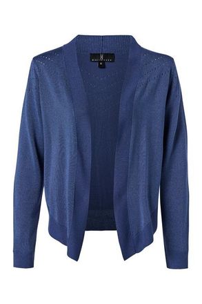 Mart Visser Delhi Lurex Vest Grijs Blauw