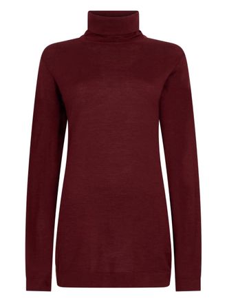 Malo turtleneck sweater - Red