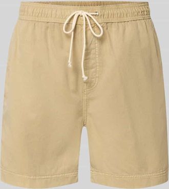 GANT Regular Fit Shorts mit elastischem Bund Modell SUNFADED in Beige, Gr&ouml;&szlig;e XXXL