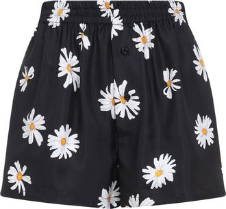 Moschino Black Silk Shorts-Donna