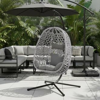 Gaveno Cavailia Nest Egg Hanging Chair in Grey