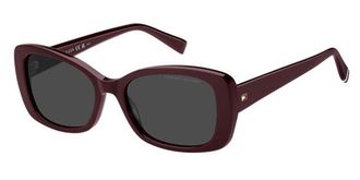 Tommy Hilfiger TH 2225/S LHF/IR Womens Sunglasses Burgundy Size 54