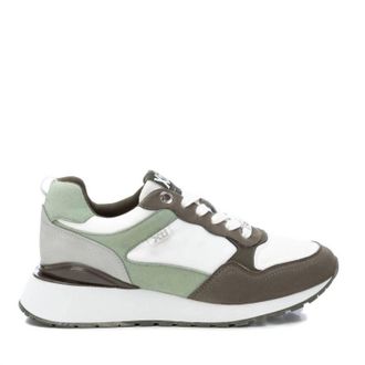 Xti Womens Lace-Up Sneakers In Open Green