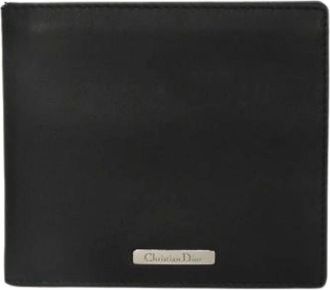 Dior Pre-owned Wallets, female, Black, Size: ONE SIZE Pre-owned Bifold Wallet