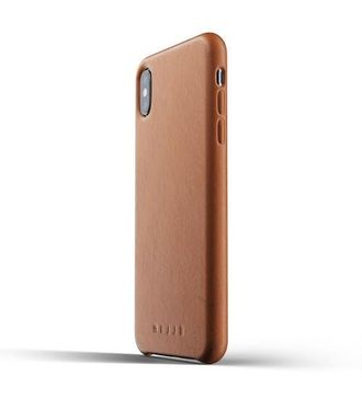 Mujjo Full Leather Case for iPhone XS Max in Tan at Nordstrom